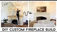 INSANE DIY Fireplace Build! // Stunning Modern Fireplace Makeover // Extreme Home Makeover