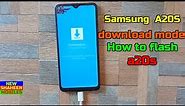 Samsung A20S download mode How to flash a20s