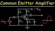 Bipolar Junction Transistors - Common Emitter Amplifier