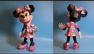 How to make Minnie Mouse Papercraft | Cricut paper crafts, Low poly papercraft, 3d svg templates