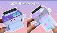 DIY cute mini printer _ How to make a cute mini printer at home