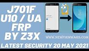 SAMSUNG J701F U10 || UA FRP Google Account Lock Bypass || latest security 2021