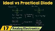 Ideal Vs Practical Diode