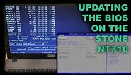 How To Update The BIOS On A Stone Computers NT310-H Laptop with FreeDOS USB - Prep For CPU Upgrade