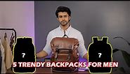 BUDGET BAGS / BACKPACKS FOR MEN 2023 | STYLISH BACKPACKS FOR MEN