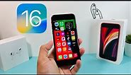 iOS 16 OFFICIAL on iPhone SE 2020 (Review)