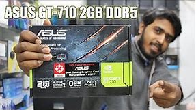 Unboxing & Review ASUS Gt 710 2GB DDR5 Graphics Card | ASUS 710 | Nvidia Geforce GT710 VGA Card GPU