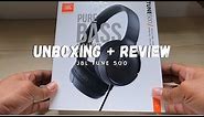 JBL TUNE 500 Unboxing + Review | Worth it or not? for 2024 | WalterNei