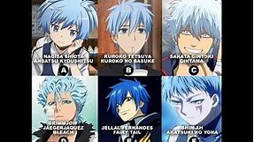 Anime Boys with Blue Hair °Tiktok Compilation°