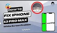 How to fix iPhone 13 pro white screen issue solution | iPhone 13 pro max stuck on White screen issue