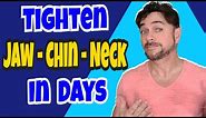 EASY Face Yoga Tutorial For Lifting The NECK, JAW, & CHIN | Chris Gibson