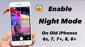 How to Get Night Mode on Old iPhones 6s, 7, 7, 8, 8+ || Enable Now
