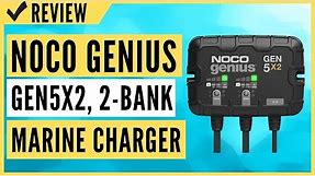 NOCO Genius GEN5X2, 2-Bank, 10-Amp (5-Amp Per Bank) Fully-Automatic Smart Marine Charger Review