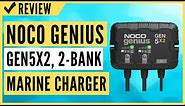 NOCO Genius GEN5X2, 2-Bank, 10-Amp (5-Amp Per Bank) Fully-Automatic Smart Marine Charger Review