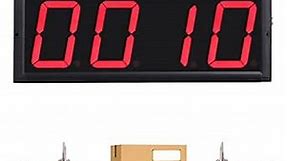 Digital LED Counter Count Up to 9999 Laser Sensor 4in Digits Display Counter People Visitor Counter with Remote Control 110-240V