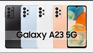 Galaxy A23 5G Color | Design | A23 5G all Colours