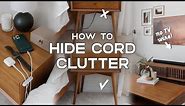 13 Creative Hacks to HIDE CORD CLUTTER 💡 | Cable Management Tricks For Your TV, Desk & More!