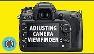 How to adjust your camera viewfinder / diopter - photography tips for beginners