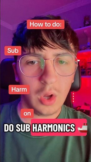 Subharmonics Tutorial! #bass #acapella #subharmonics #acapella #acappella #lowbass