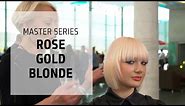 Rose Gold Blonde Hair Color | Master Series | Goldwell Education Plus