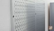 Wall Control 32 in. x 32 in. Overall Size Shiny Galvanized Steel Pegboard Pack with Two 32 in. x 16 in. Pegboards 30P3232GV