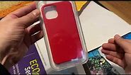 High Quality Silicone case for iPhone 11 Pro Red Color