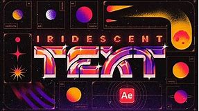 Animated Retro Text in Photoshop and After Effects