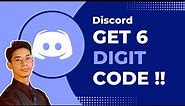 How to Get 6 Digit Authentication Code Discord !