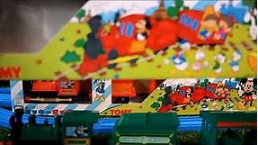 TOMY Plarail rare Disney steam trains, unboxing review and first run
