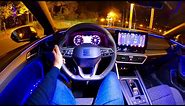 New Seat Leon 2021 - NIGHT POV Test drive & FULL REVIEW (FR 1.5 eTSI DSG)