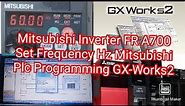 Mitsubishi Inverter FR A700 Set Frequency Hz, Mitsubishi Plc Programming GX-Works2