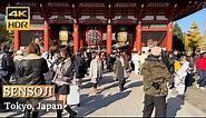 [TOKYO] Walk Around Sensoji Temple & Nakamise | Asakusa | Japan [4K HDR]