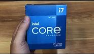 Intel Core i7 12700K 12th Generation Unlocked CPU Unboxing Video