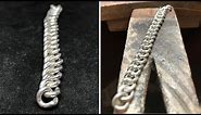 MAKING A SOLID SILVER CURB CHAIN