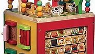 Battat - Activity Cube With Farm Theme - Educational Wooden Toys For Toddlers And Kids - 1 Year +