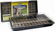 Jiffy Seed Starting Greenhouse with 72 36mm Peat Pellets and Bonus SUPERthrive Sample + Plant Markers (2 Pack)