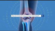 How to Tell if a Knee Injury is Serious - Yale Medicine Explains