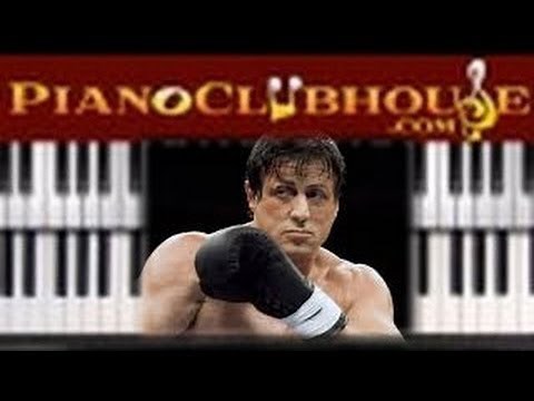 ♫ How to play the theme from "ROCKY" (easy piano lesson tutorial)