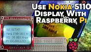 How to use a Nokia 5110 LCD Display with a Raspberry Pi