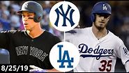 New York Yankees vs Los Angeles Dodgers Highlights | August 25, 2019 (2019 MLB Season)
