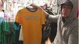 Vintage 70s Era Baylor Ringer T Shirt