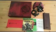 Gears of War 4 Xbox One S 2TB Limited Edition Console Unboxing [HD]