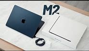 MacBook Air M2 MIDNIGHT Unboxing and Setup - 2022