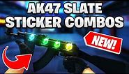 AK-47 SLATE STICKERS COMBINATIONS - CS:GO