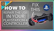 HOW TO: Easily repair the PS4 controller micro USB connector in your Playstation 4 controller
