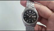 1980 Seiko SQ men's vintage quartz watch. Model reference 7123-8420