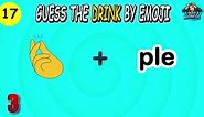 Guess The Drink by Emoji | Emoji Quiz