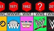 Evolution of WWE logo 1953 to 2022 | every logo and names of wwe