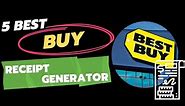 5 Best Buy Receipt Generator | Best Tools for Creating Realistic Receipts
