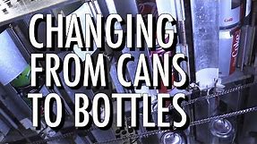 Switching from Cans to Bottles in a Soda Machine